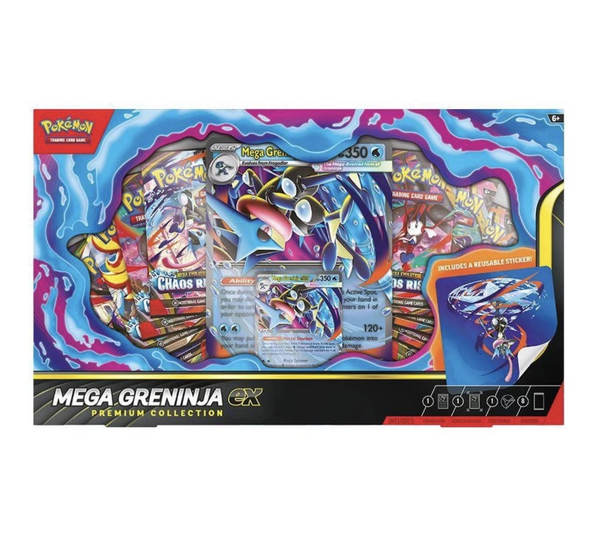 Pokémon TCG Mega Greninja ex Premium Collection Box